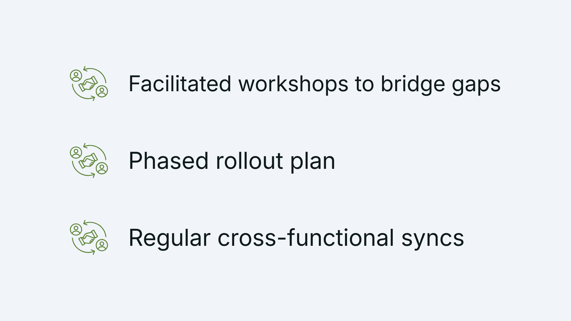 Stakeholder alignment and workshop artifacts