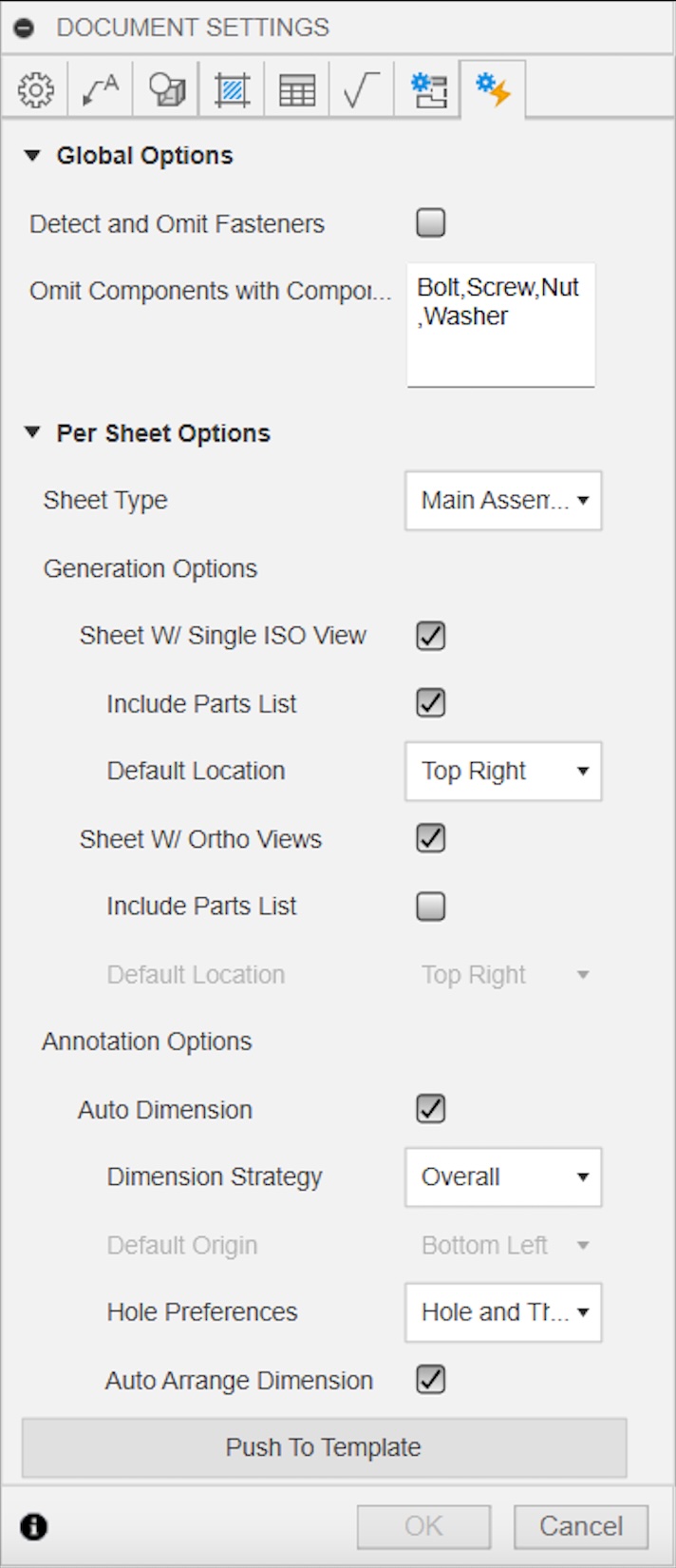 Settings UI After